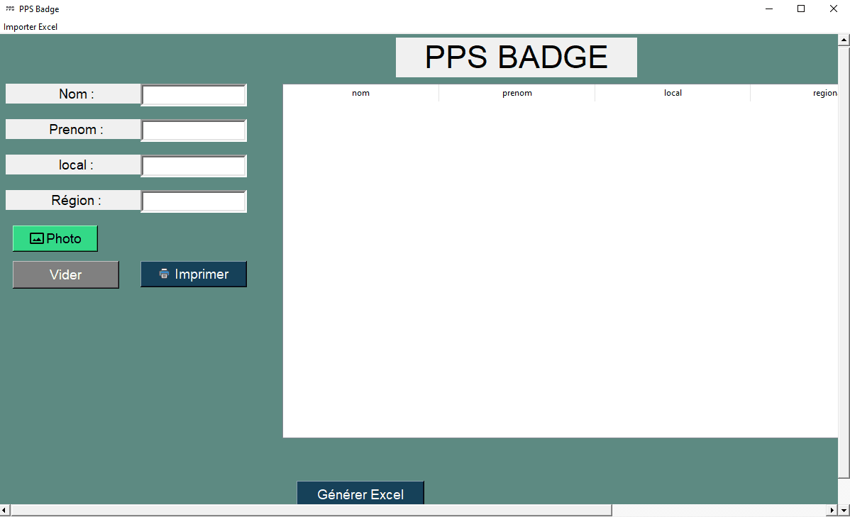 Enterprise Badge System screenshot 1