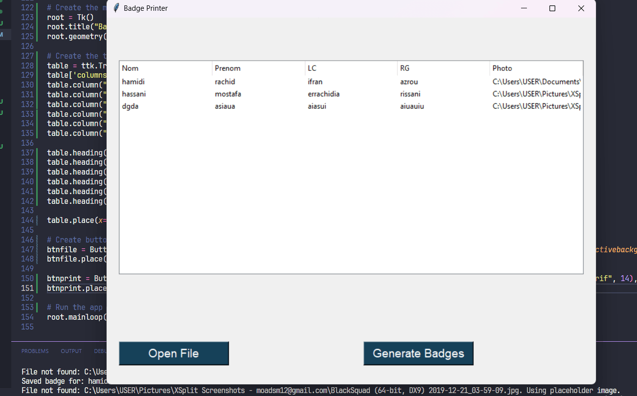 Enterprise Badge System screenshot 2